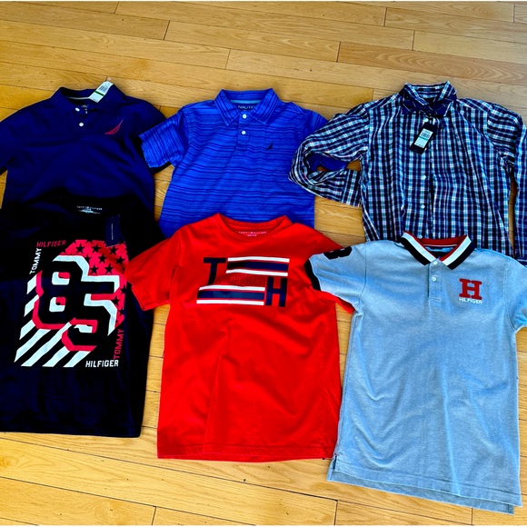Size Boys 14/16 NWT and NWOT Tommy Hilfiger and Nautica Lot - Picture 1 of 1
